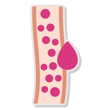 Tatlı vektör çizimi ile izole edilmiş tatlı pasta