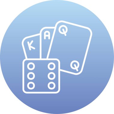 Kumarhane simgesinin vektör illüstrasyonu