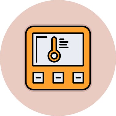 Hesap makinesi simgesi, vektör illüstrasyon tasarımı içeren hesap makinesi