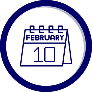 Tarih için takvimi olan illüstrasyon