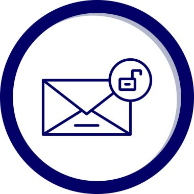 e- posta ileti simgesi. özet harf ileti vektör rengi düz izole