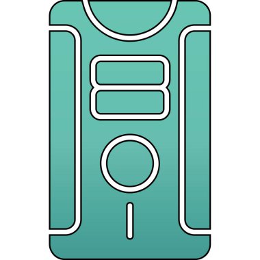 Modern b 'nin vektör illüstrasyonu eksik simgesi