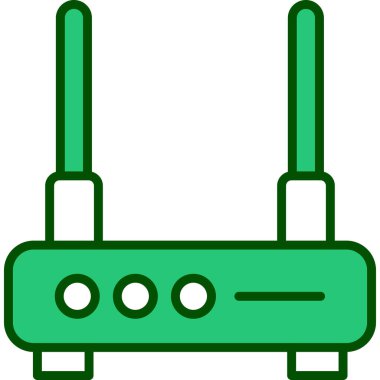 Kablosuz. Web simgesi basit tasarım