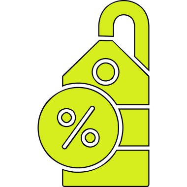 fiyat etiketi indirim simgesi, özet biçimi