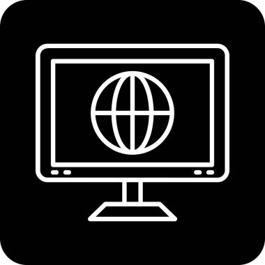 izleyici simgesi, vektör illüstrasyonu