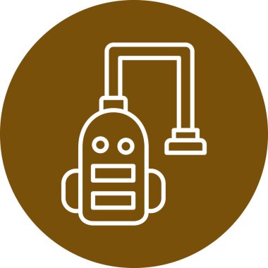 Robot simgesinin vektör illüstrasyonu