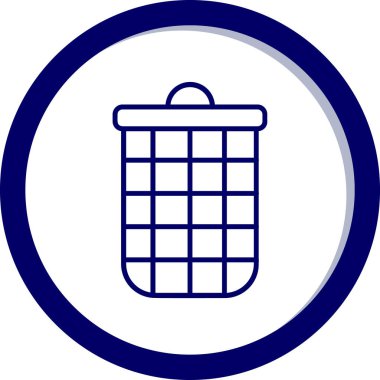 Bin simge vektör illüstrasyonu