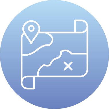 Moda biçimi izole edilmiş arkaplanda harita işaretleyici simgesi