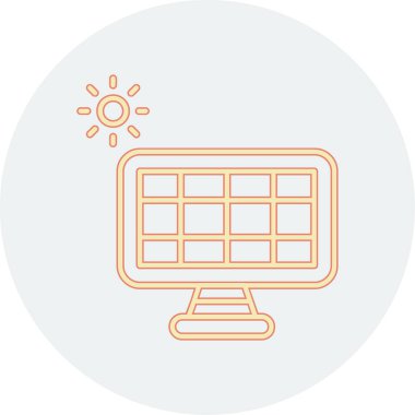 seo modern simgesinin vektör illüstrasyonu