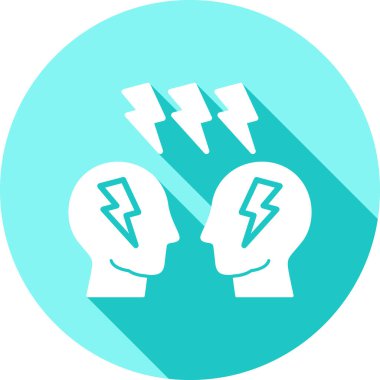 beyin ikonu vektör illüstrasyonu