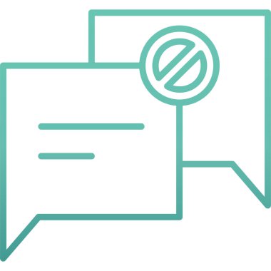 ileti ikonu vektör illüstrasyonu