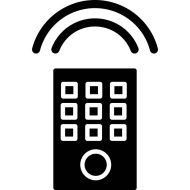 Radyo. Web simgesi basit illüstrasyon