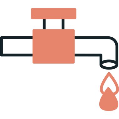 Modern gaz yoksunluğunun vektör illüstrasyonu