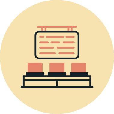 Kitap. Web simgesi basit illüstrasyon