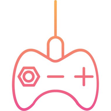 Oyun kolu. Web simgesi basit illüstrasyon