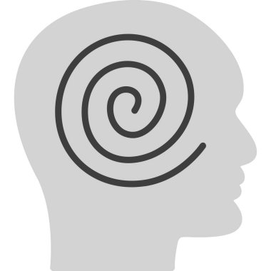 Sarmal, vektör ve illüstrasyonlu beyin