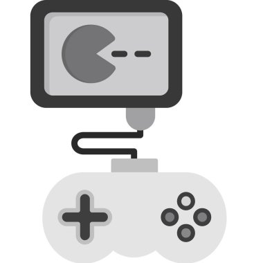 Oyun vektör simgesi. Basit tasarım