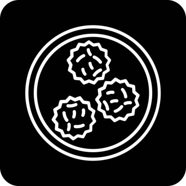 çiçek simgesi, vektör illüstrasyonu