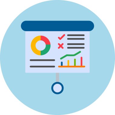 İş analizi vektör simgesi