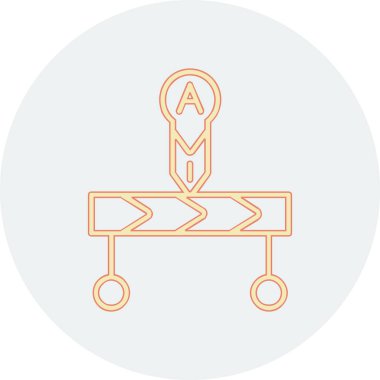 Yol işaretinin vektör illüstrasyonu