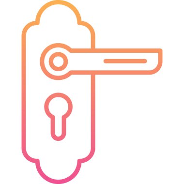 Anahtar simgesinin vektör illüstrasyonu