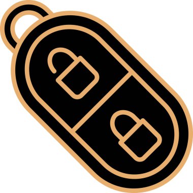 Bir torba simgesinin vektör illüstrasyonu