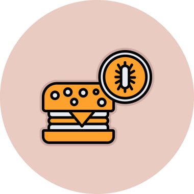 Peynir. Web simgesi basit illüstrasyon