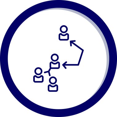 şebeke. Web simgesi basit illüstrasyon