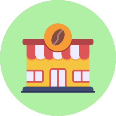 bina dükkânı vektör simgesi