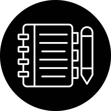 Kitap. Web simgesi basit illüstrasyon