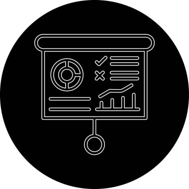 Modern bir simgenin vektör illüstrasyonu