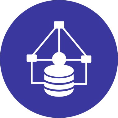 Modern yapı simgesinin vektör illüstrasyonu