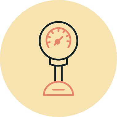 Gölgesi olan bir pusulanın vektör simgesi