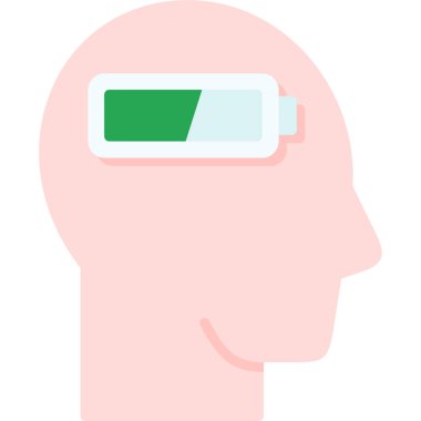 düz stil sanal gerçeklik gözlüğü simgesi