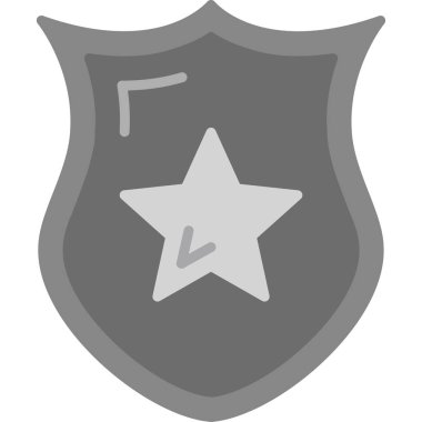 kalkan simgesi, vektör illüstrasyonu