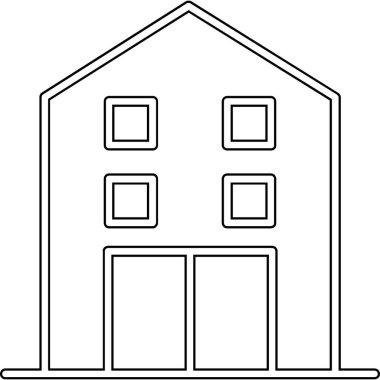 Ev simgesi vektör tasarımı