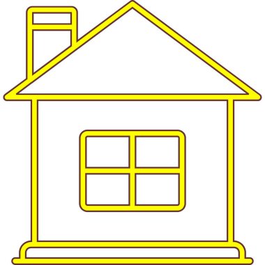 Ev simgesi vektör illüstrasyonu