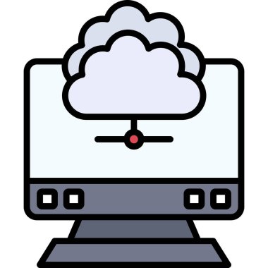 bulut bilgisayar teknolojisi simgesi