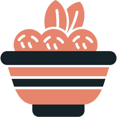 Gıda simgesinin vektör illüstrasyonu