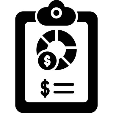 Dolar vektör sembolü düz simge