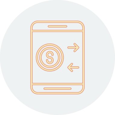 Akıllı telefon vektör çizim