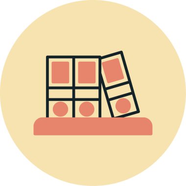 kitaplar, beyaz arkaplanda vektör simgesi