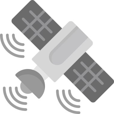 radyo uydu ikonu ana hat biçiminde