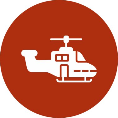 helikopter vektör simgesi modern basit vektör illüstrasyonu