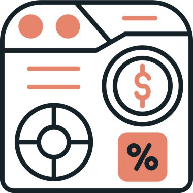 para çantası simgesi, vektör illüstrasyonu