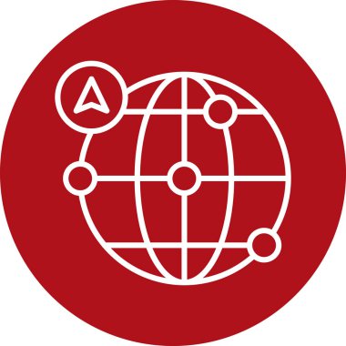 Vektör Genel Ağ simgesi