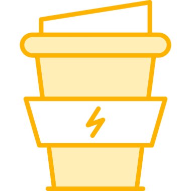 enerji ikonu vektör illüstrasyonu