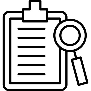 belge simgesi vektör illüstrasyonu