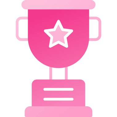 Trophy Düz Vektör Simgesi