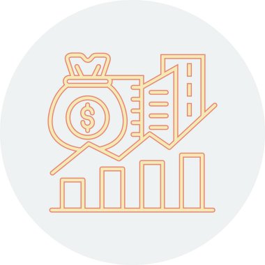 iş büyümesi simgesi vektör illüstrasyonu